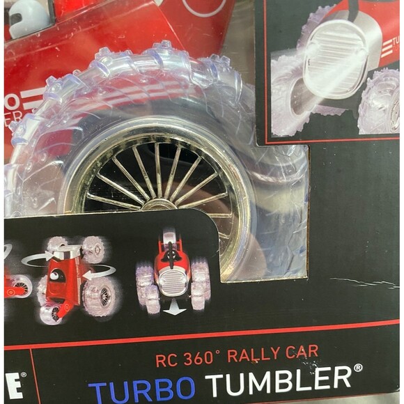 SHARPER IMAGE RC 360 RALLY CAR TURBO TUMBLER STUNT VEHICLE New in damaged box - Picture 7 of 9